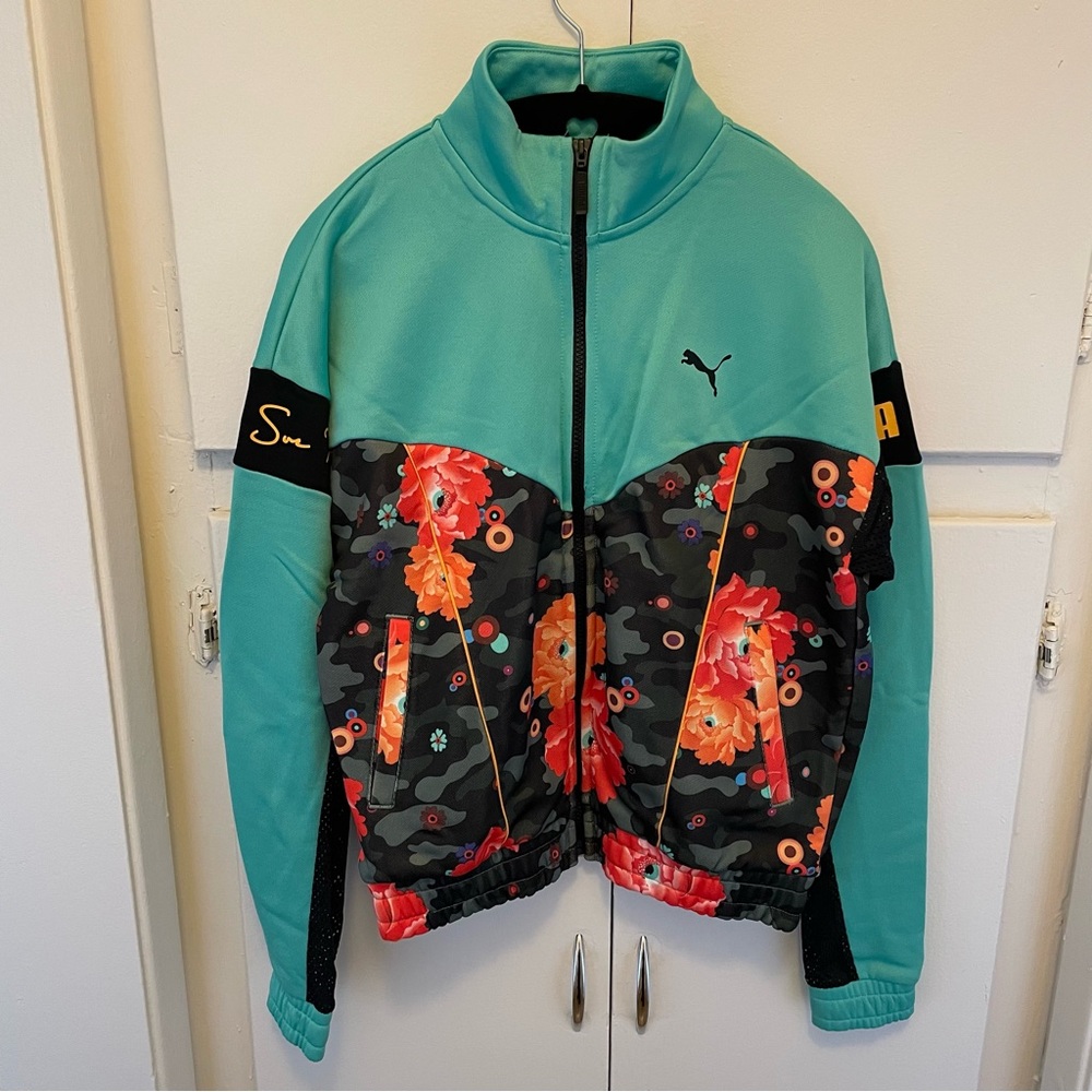 NWOT Turquoise Puma x Sue Tsai Track Jacket